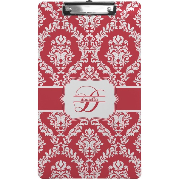 Custom Damask Clipboard (Legal Size) (Personalized)