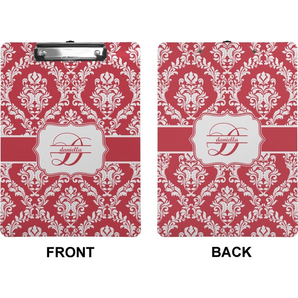 Damask Clipboard (Letter) (Front + Back)
