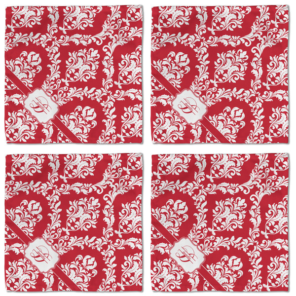 Damask Cloth Napkins - Personalized Lunch (APPROVAL) Set of 4