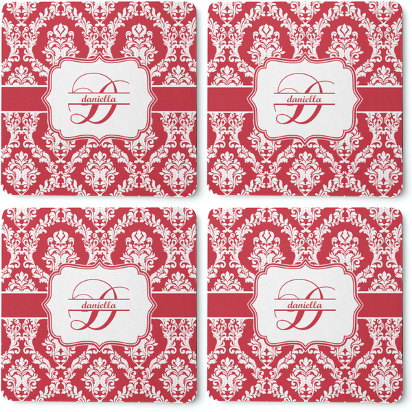 Damask Coaster Rubber Back - Apvl