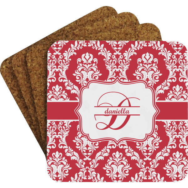 Damask Coaster Set (Personalized)