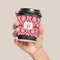 Damask Coffee Cup Sleeve - LIFESTYLE