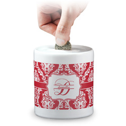 Damask Coin Bank (Personalized)