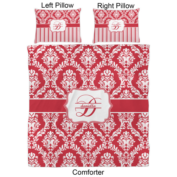 Damask Comforter Set - Queen - Approval