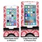 Damask Compare Phone Stand Sizes - with iPhones