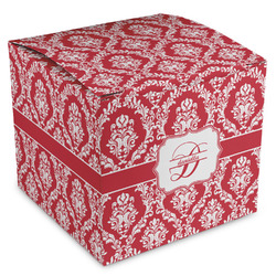 Damask Cube Favor Gift Boxes (Personalized)