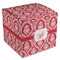 Damask Cube Favor Gift Box - Front/Main