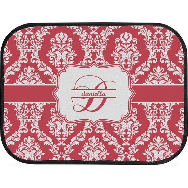 Damask Custom Car Floor Mats (Back Seat)