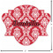 Damask Custom Shape Iron On Patches - L - APPROVAL