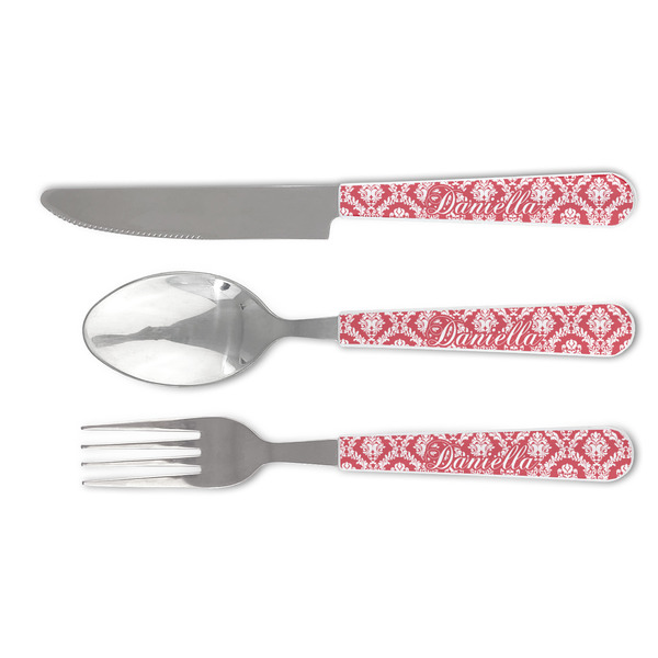 Custom Damask Cutlery Set (Personalized)