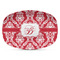 Damask Plastic Platter - Microwave & Oven Safe Composite Polymer (Personalized)