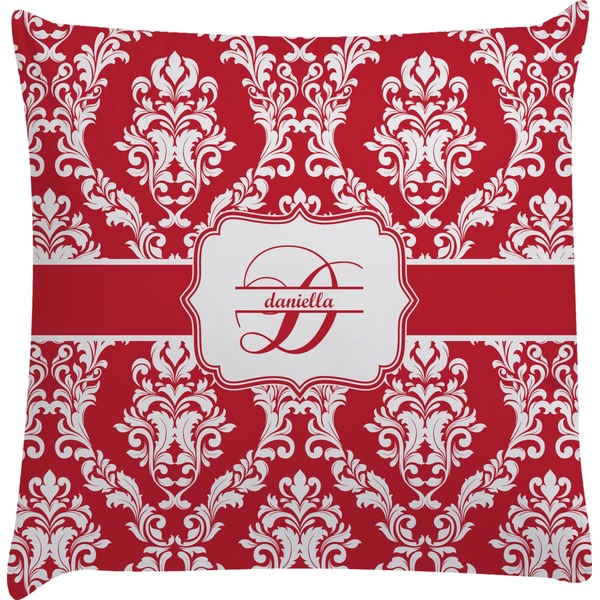 Custom Damask Decorative Pillow Case (Personalized)
