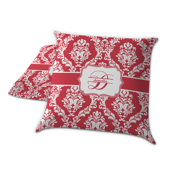 Damask Decorative Pillow Case - TWO