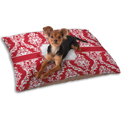 Damask Dog Bed - Small w/ Name and Initial