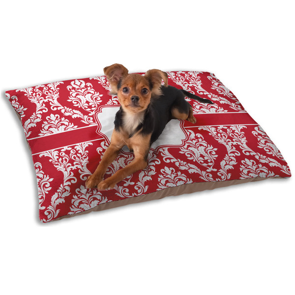 Damask Dog Bed - Small LIFESTYLE