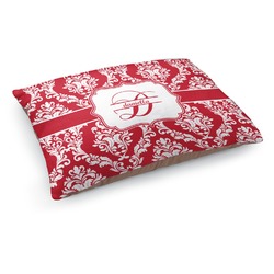Damask Dog Bed - Medium w/ Name and Initial