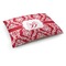 Damask Dog Bed - Medium w/ Name and Initial