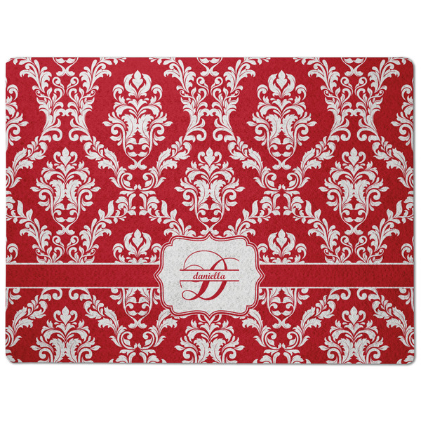 Damask Dog Food Mat - Medium without bowls