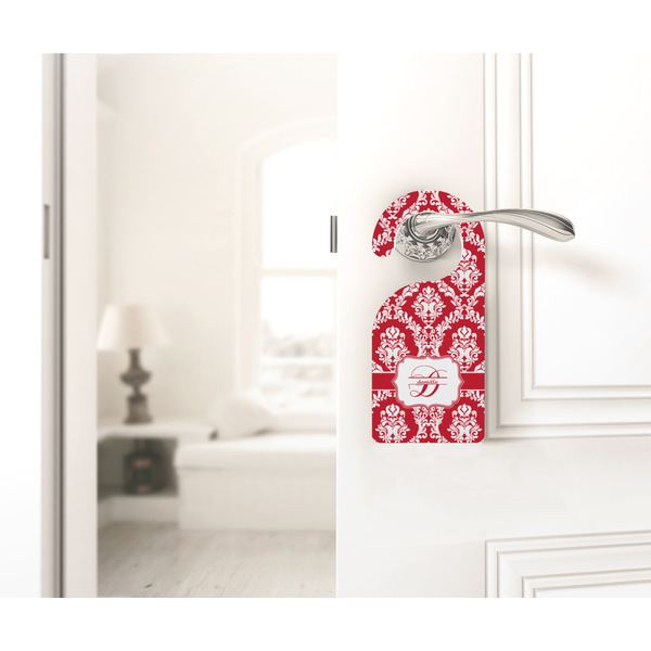 Damask Door Hanger - LIFESTYLE