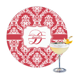 Damask Printed Drink Topper (Personalized)