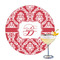 Damask Drink Topper - Large - Single with Drink