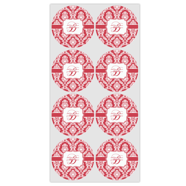 Damask Drink Topper - Medium - Set of 12