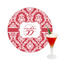 Damask Drink Topper - Medium - Single with Drink