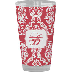 Damask Pint Glass - Full Color (Personalized)