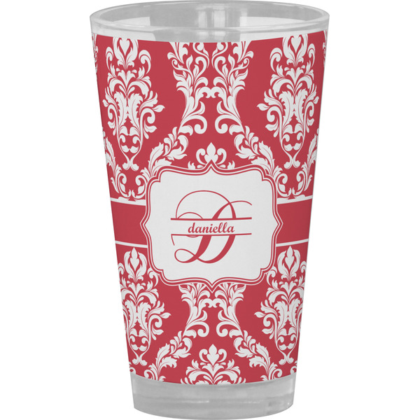 Custom Damask Pint Glass - Full Color (Personalized)