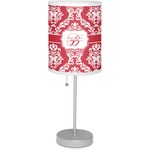 Damask Lamp with Drum Shade (Personalized)
