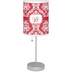 Damask 7" Drum Lamp with Shade (Personalized)