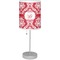 Damask Drum Lampshade with base included