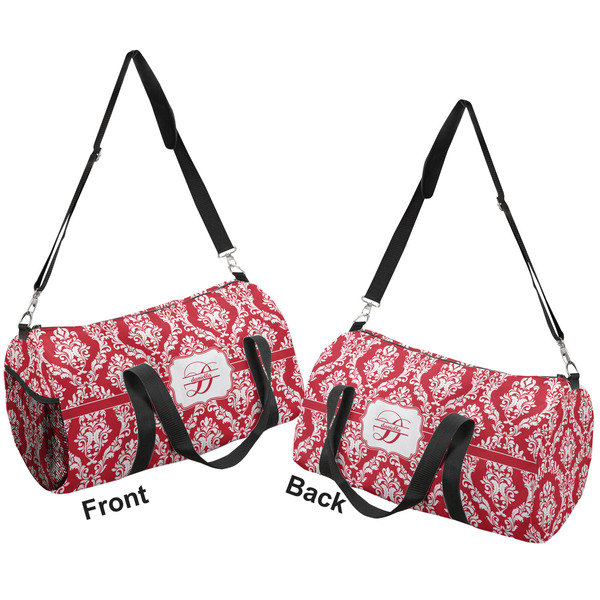 Damask Duffle bag large front and back sides