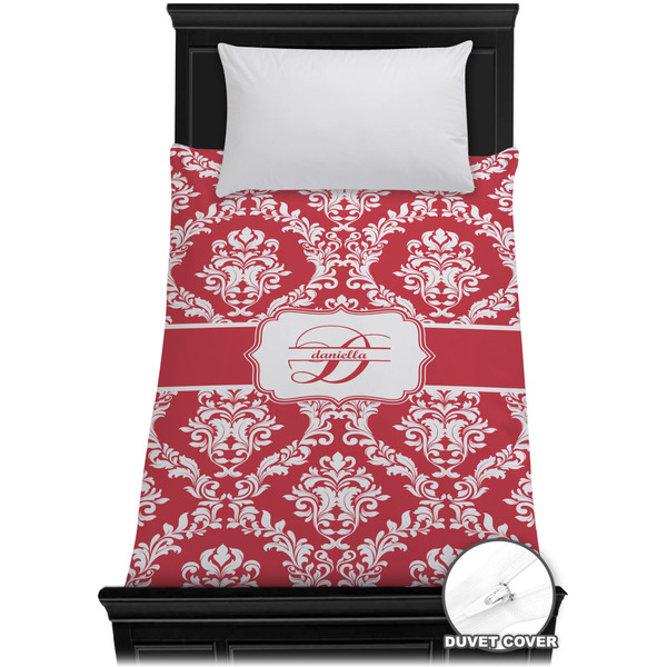 Custom Damask Duvet Cover - Twin XL (Personalized)