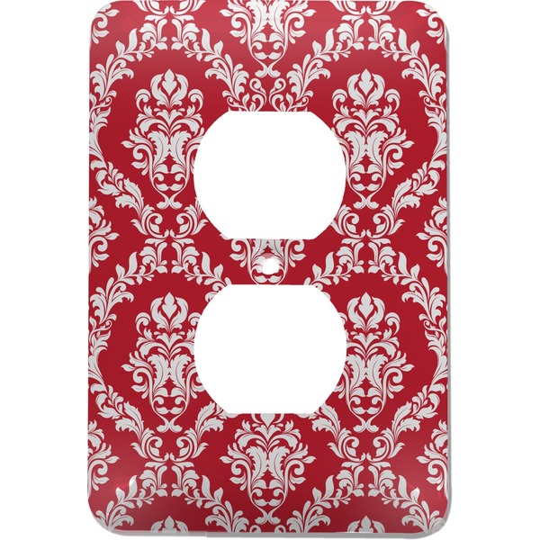 Custom Damask Electric Outlet Plate