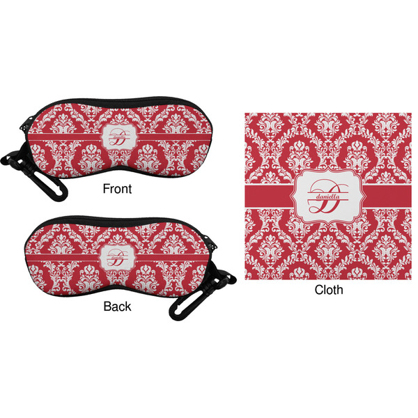 Damask Eyeglass Case & Cloth (Approval)