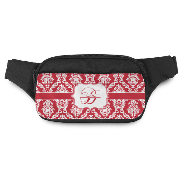 Custom Damask Fanny Pack - Modern Style (Personalized)