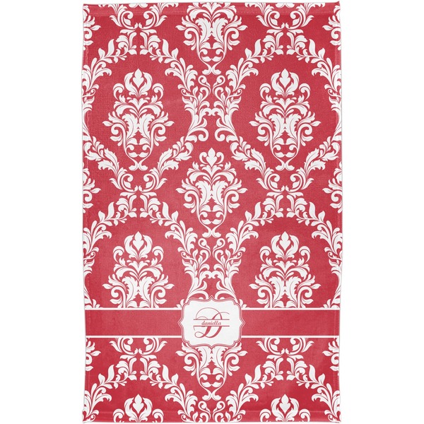 Damask Finger Tip Towel - Full View