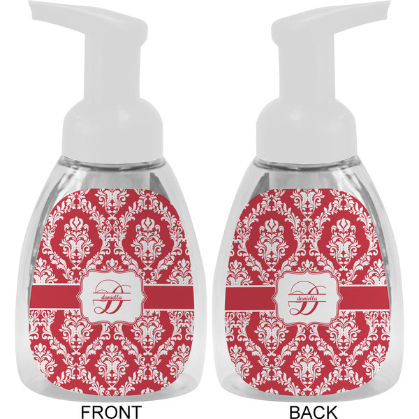 Damask Foam Soap Bottle Approval - White