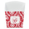 Damask French Fry Favor Box - Front View
