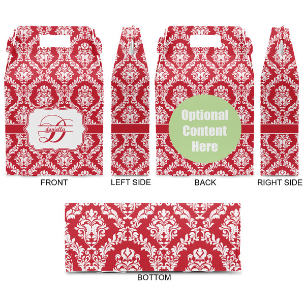 Damask Gable Favor Box - Approval