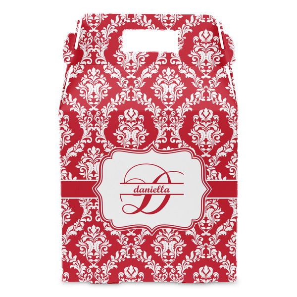 Damask Gable Favor Box - Front