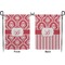 Damask Garden Flag - Double Sided Front and Back