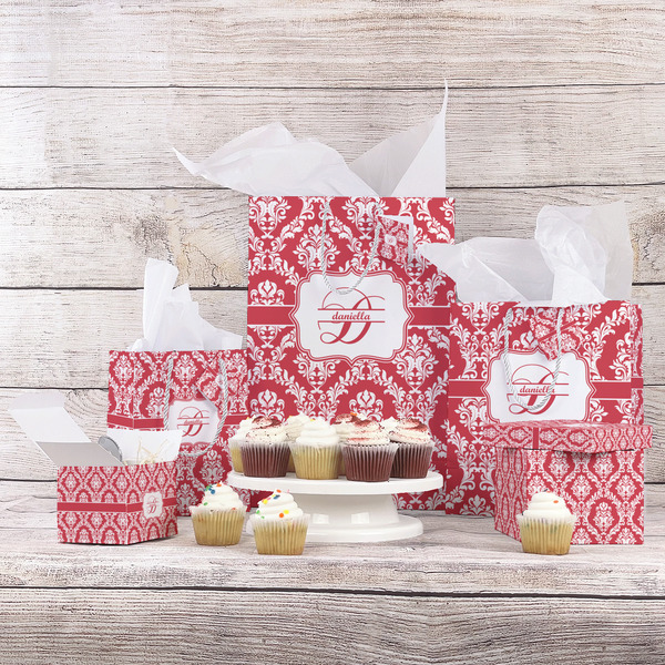 Damask Gift Bags - In Context