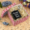 Damask Gift Boxes with Lid - Canvas Wrapped - X-Large - In Context