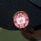 Damask Golf Ball Marker Hat Clip - Gold - On Hat