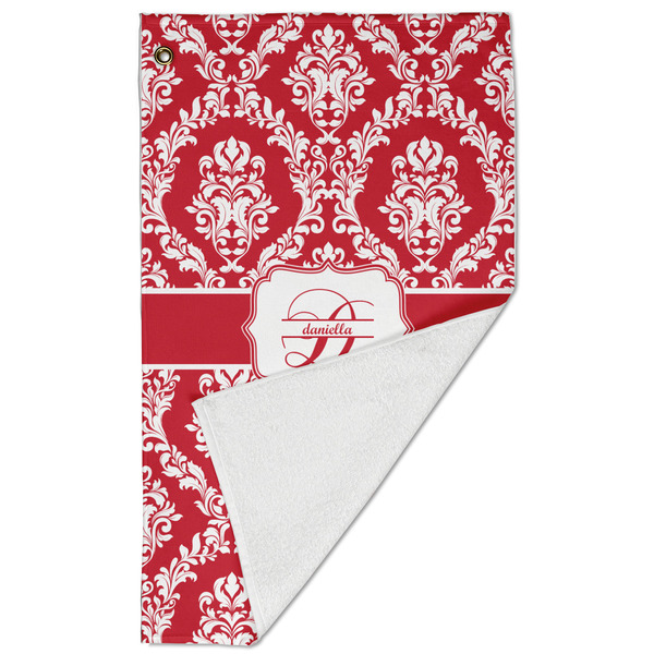 Damask Golf Towel - Folded (Large)
