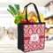 Damask Grocery Bag - LIFESTYLE