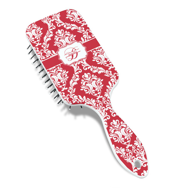 Damask Hair Brush - Angle View