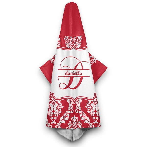 Damask Hooded Towel - Hanging